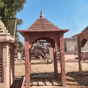 Red Sandstone Temple Manufacturer in Rajasthan