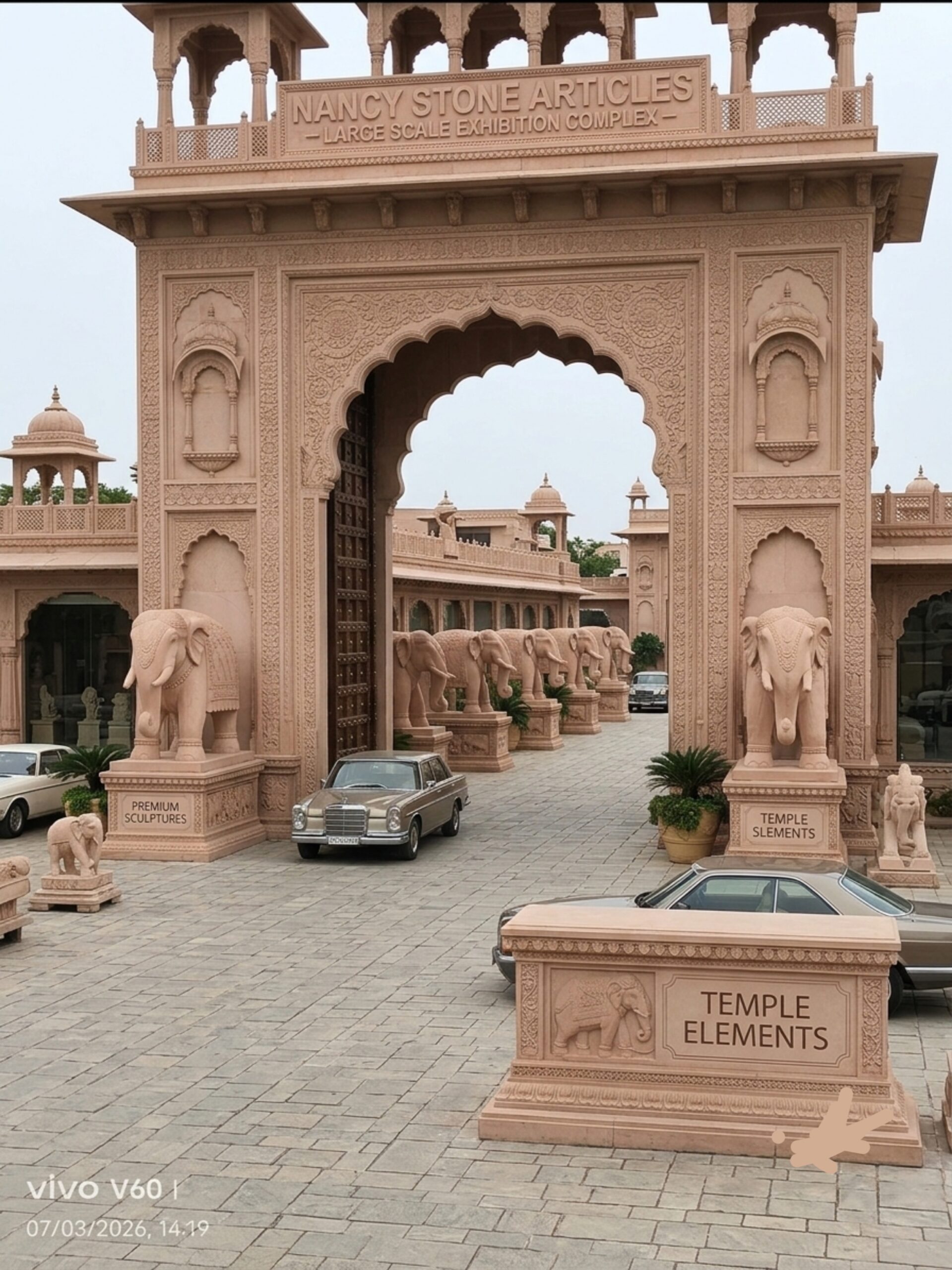 Outdoor Stone Elephant - Image 3
