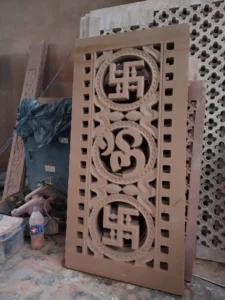 Decorative Circular Pattern Sandstone Jali