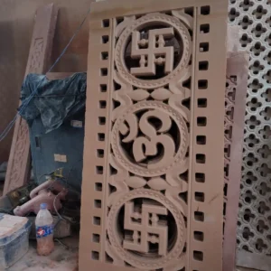 Decorative Circular Pattern Sandstone Jali